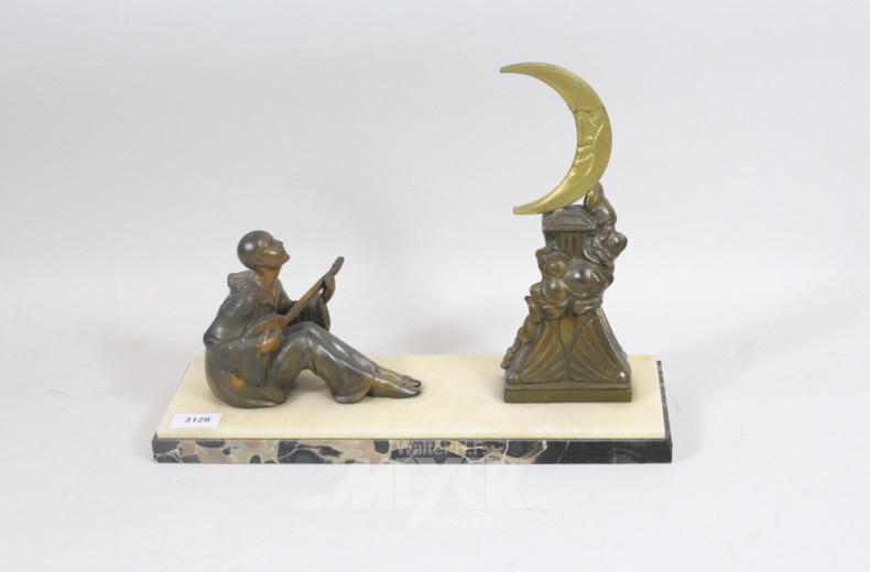 Figurengruppe ''Musiker vor Sichelmond''