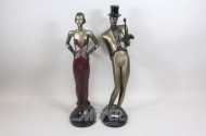 Skulpturen-Paar ''The Sophisticates''
