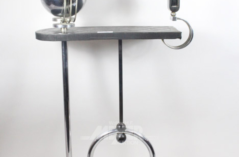 Standaschenbecher,  Chromgestell,