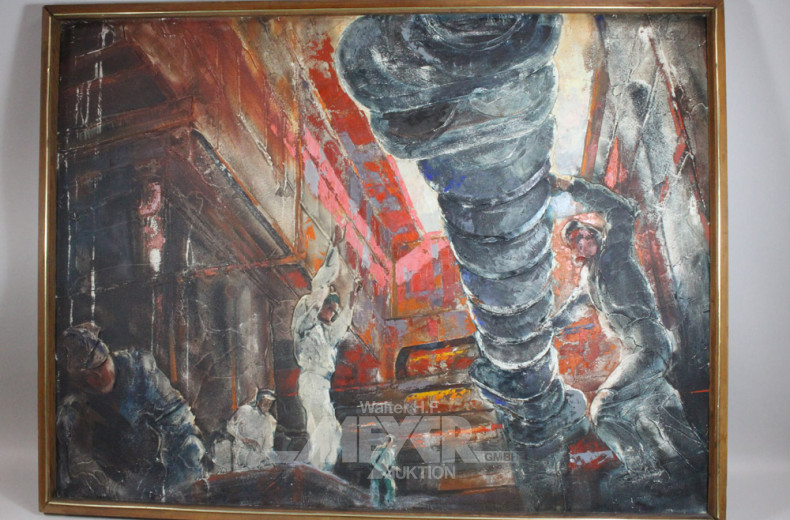 Gemälde ''Schiffskurbelwelle''