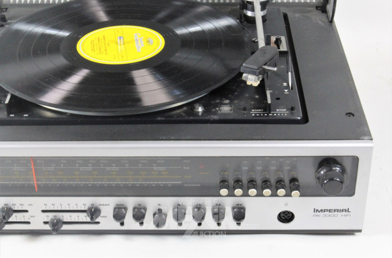 Plattenspieler mit Radio IMPERIAL,
