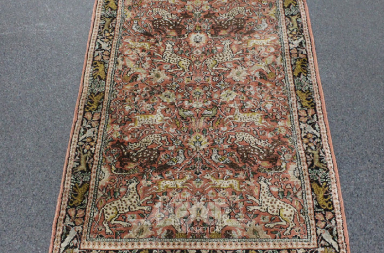 Orient-Brücke, orange-beigegrundig,