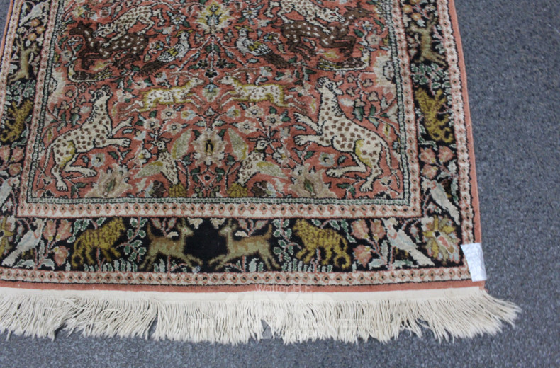 Orient-Brücke, orange-beigegrundig,