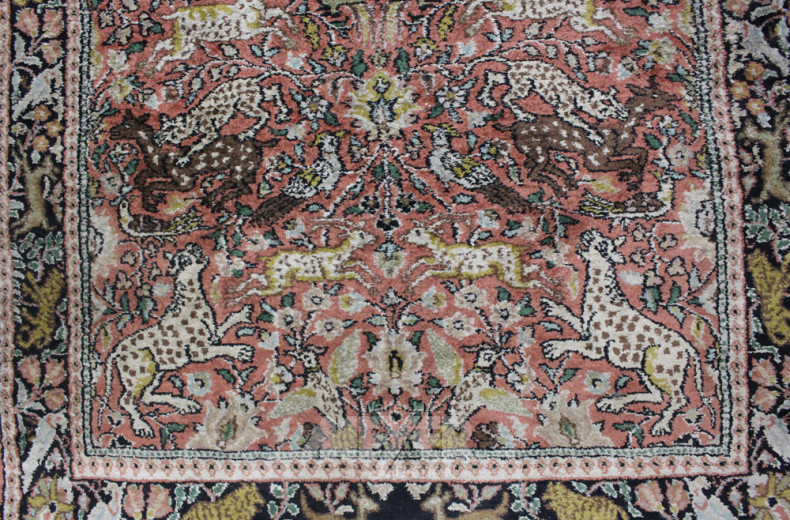 Orient-Brücke, orange-beigegrundig,