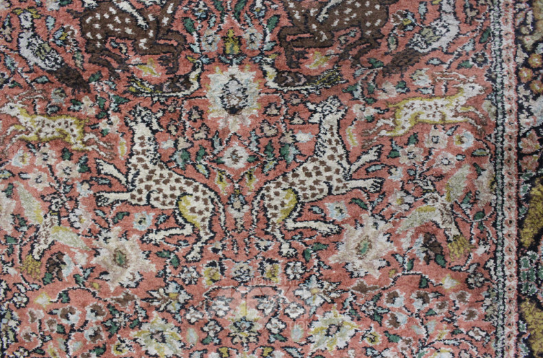 Orient-Brücke, orange-beigegrundig,