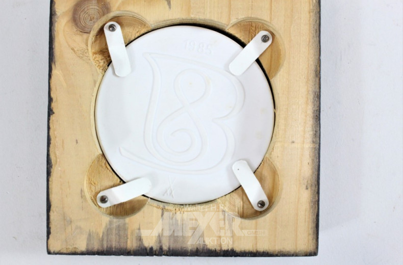 7 Porz.-Plaketten MEISSEN,