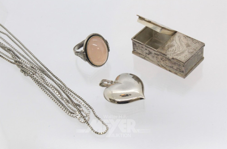 Posten Silberschmuck, best. aus: