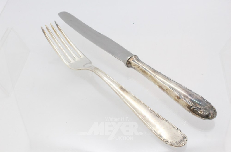 2 Besteck-Kästen, je 18 Teile Auflage