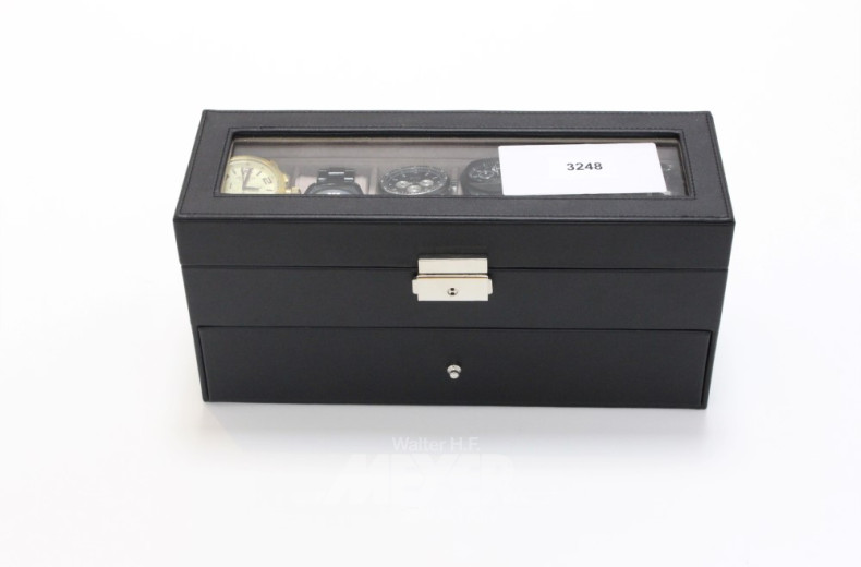 8 Herrenarmbanduhren, versch. Modelle