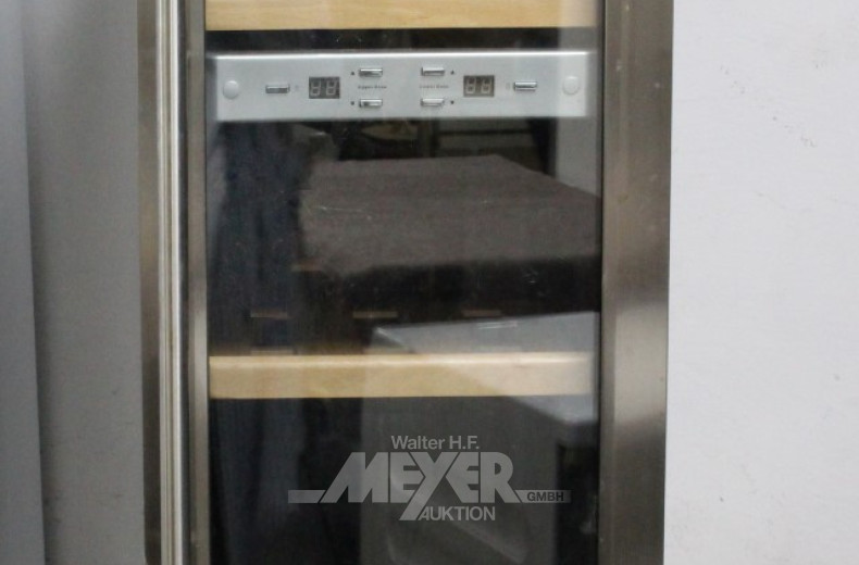 kl. Weinkühlschrank, Höhe: ca. 80 cm