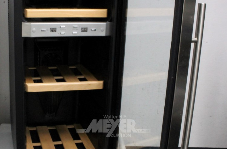 kl. Weinkühlschrank, Höhe: ca. 80 cm