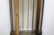 kl. Standvitrine, Mahagoni, um 1900,