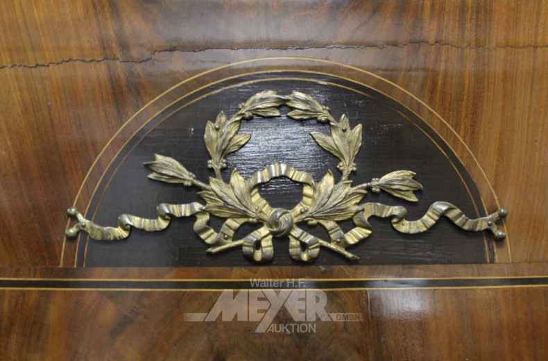 Biedermeierspiegel, Mahgoni,