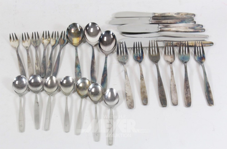 Posten Besteckteile  WMF 90er Auflage