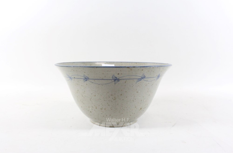 Keramikschale, Blumendekor