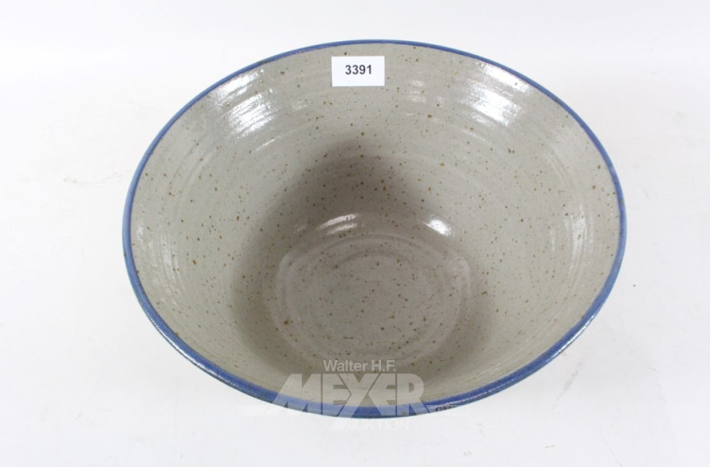 Keramikschale, Blumendekor