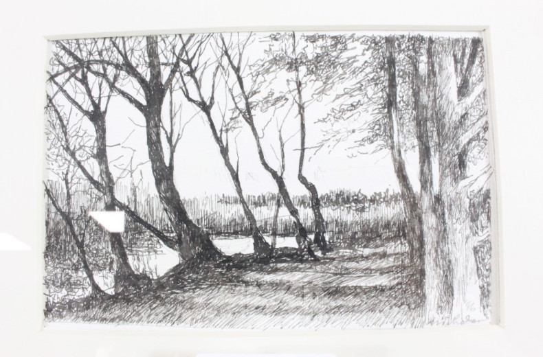 Radierung mit 5 Darstellungen