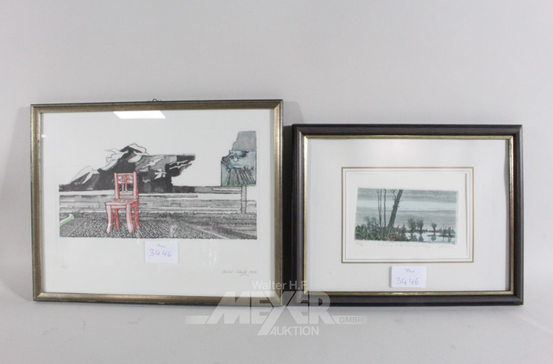 5 kleine Radierungen