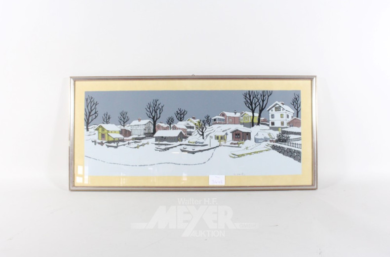 14 versch. Bilder ''Landschaften'' ''Häuser''