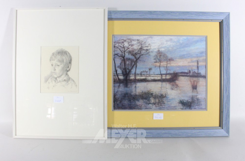 14 versch. Bilder ''Landschaften'' ''Häuser''