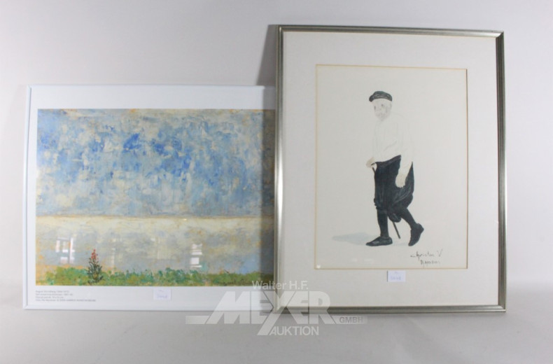 14 versch. Bilder ''Landschaften'' ''Häuser''