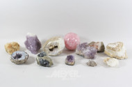 Posten Mineralien, Drusen etc., u.a.: