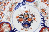gr. Japan. Wandteller im Imari-Stil,