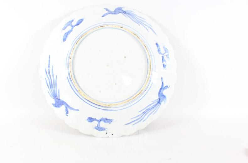 gr. Japan. Wandteller im Imari-Stil,