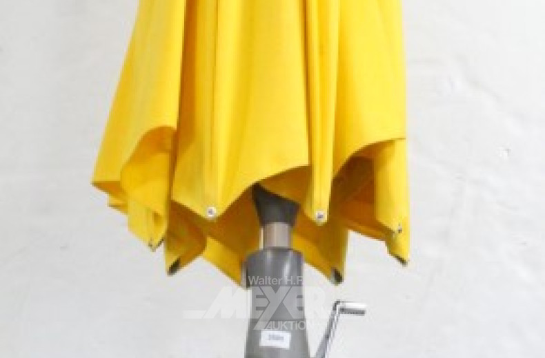 Sonnenschirm GLATZ, gelb,