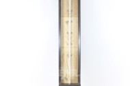 Wandthermometer, im Holzgehäuse,