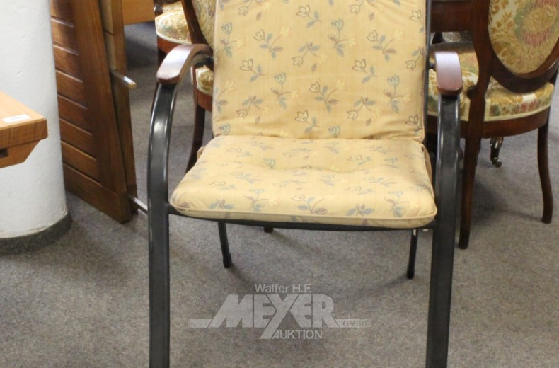 4 Gartenstühle ROYAL GARDEN, stapelbar,