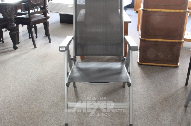 2 Gartenklappstühle KETTLER, Alugestell,