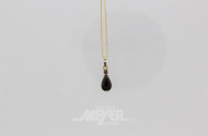Kette, 333er GG, mit Anhänger, ca. 2 g.