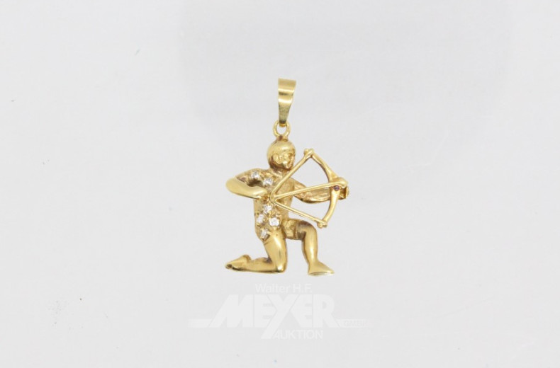 Kettenanhänger Tierkreisz. ''Schütze'',
