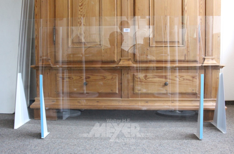 2 Thekenaufsätze (Spuckschutz),