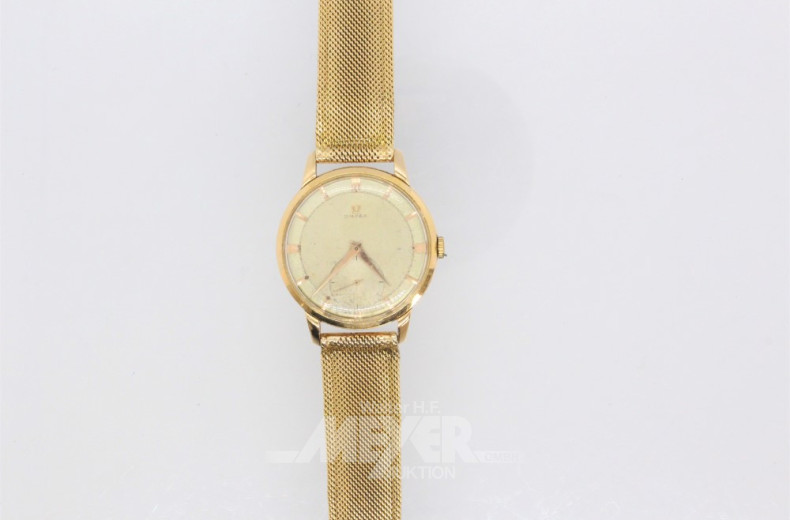 Herrenarmbanduhr OMEGA, 750er GG,