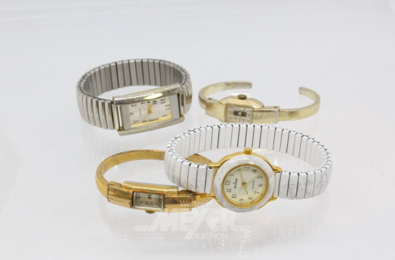 Konvolut Armbanduhren, Modeschmuck best.