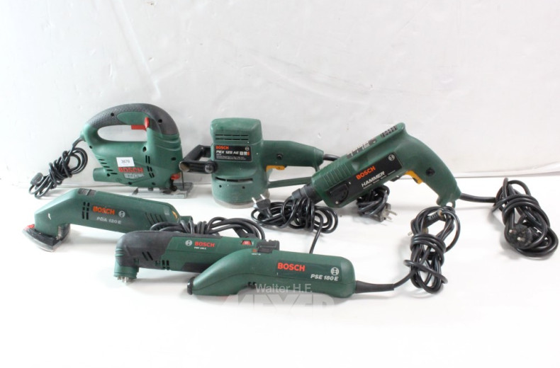 6 Handmaschinen BOSCH, best. aus: