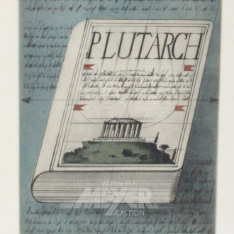 Farblithographie ''Plutarch''