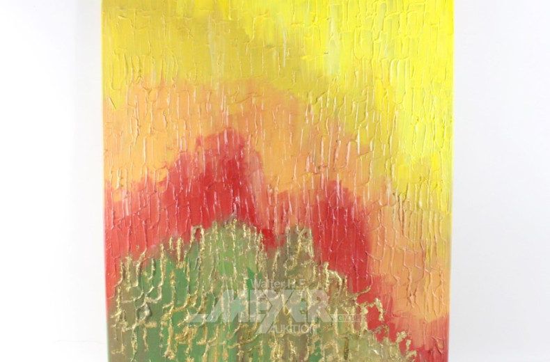 Acrylbild ''Abstrakter Farbrausch''