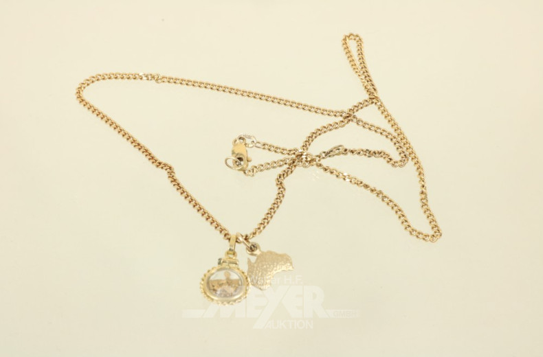 Kette, 375er GG, ca. 8 g