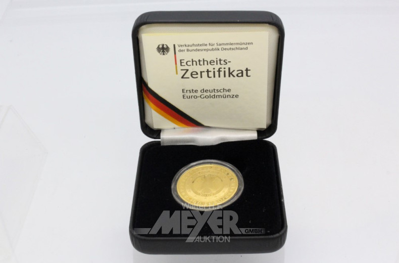 Euro-Goldmünze, 100 Euro in 999er Gold