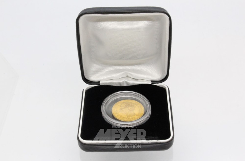 kl. Goldmünze, 20 Lire,