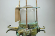 alte Schiffslampe/Ankerlicht, ca. 33 cm