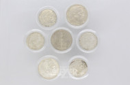 7 Münzen, Deutsches Reich, 2+5 RM