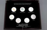 Satz 15 Gedenkprägungen, 925er Silber