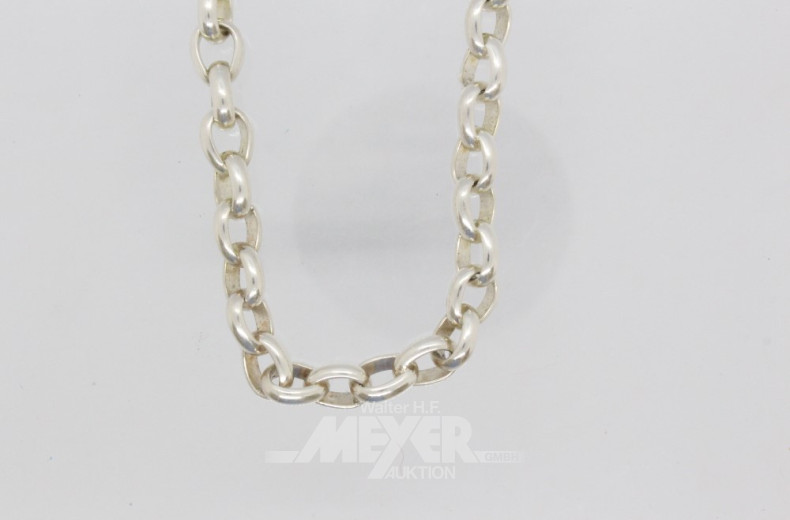 großgliedrige Halskette in 925er Silber