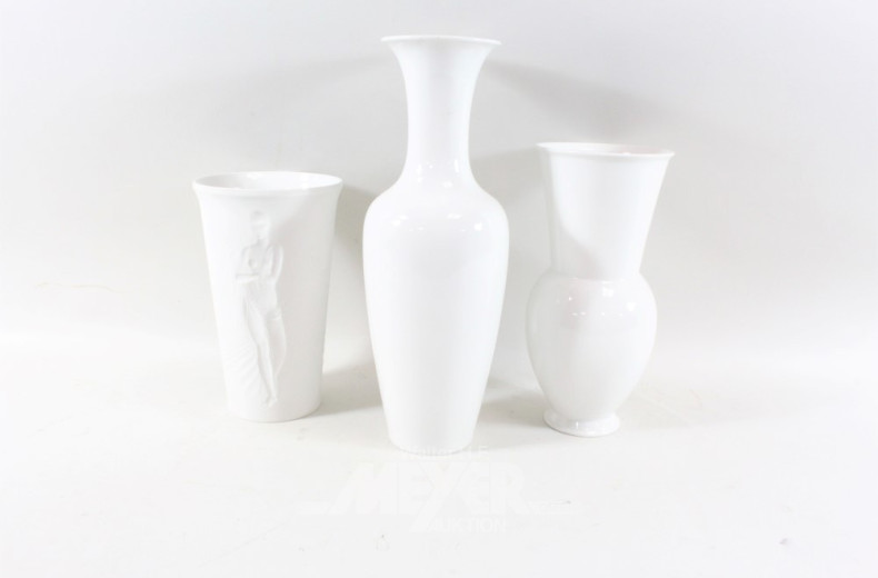 Porz.-Vase KPM, Biskuitporzellan mit