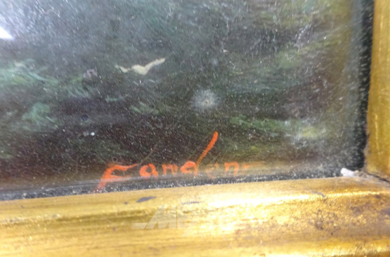 Druck ''Großsegler auf hoher See'',