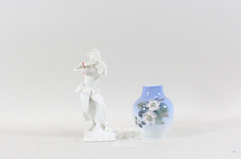 Porz.-Figur ''Flötenspieler'' ROSENTHAL